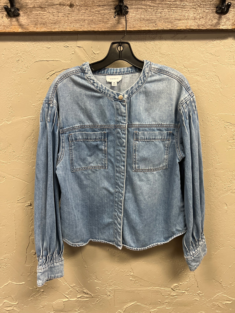 EVEREVE JORDY DENIM SHIRT (org$98)