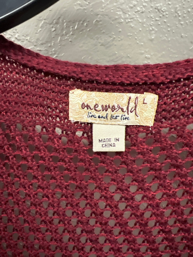 NWT ONE WORLD CARDIGAN