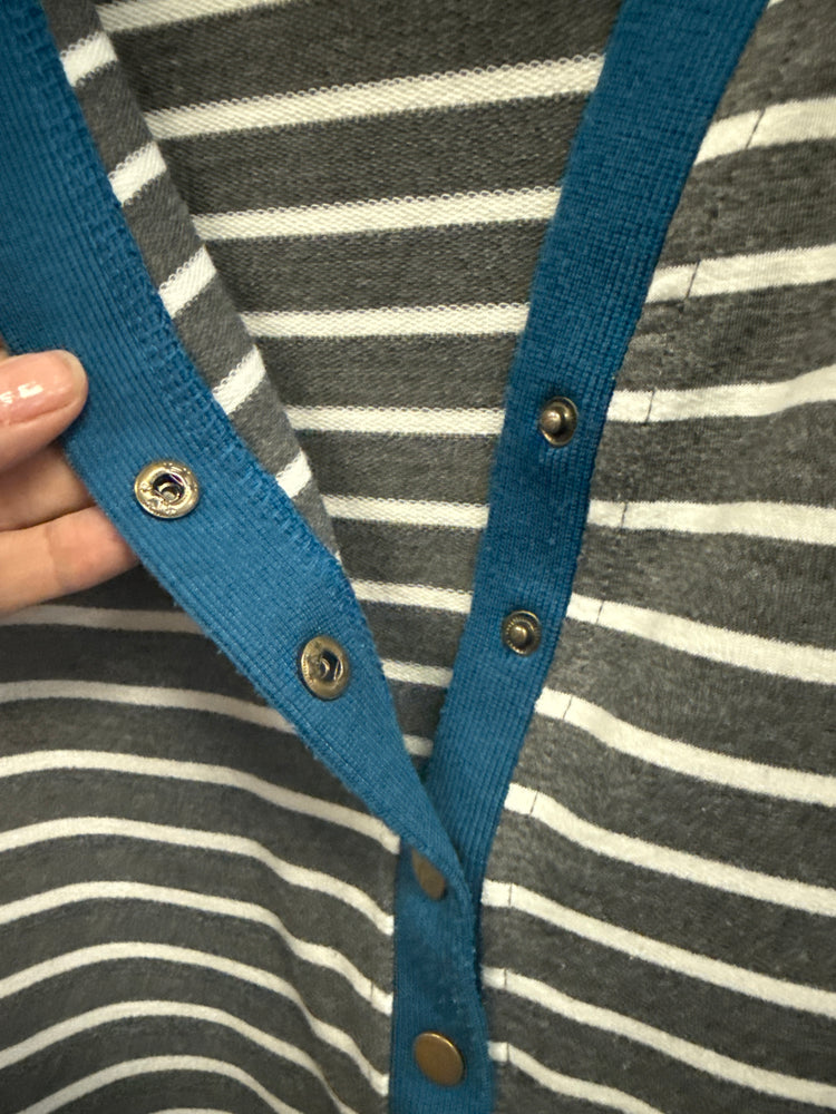 MEROKEETY SNAP FRONT CARDIGAN