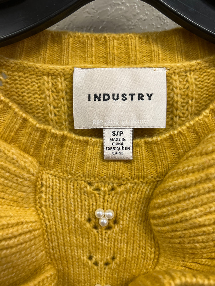 INDUSTRY FRONT RUCHE SWEATER