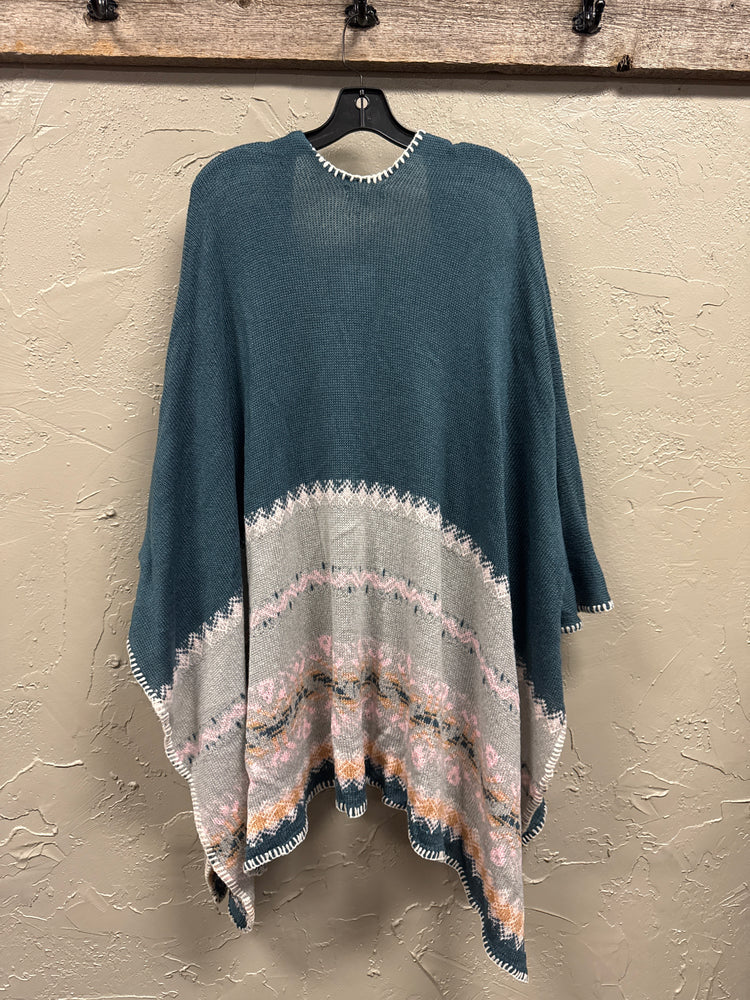 NWT EASEL OVERSIZED WRAP (org$60)