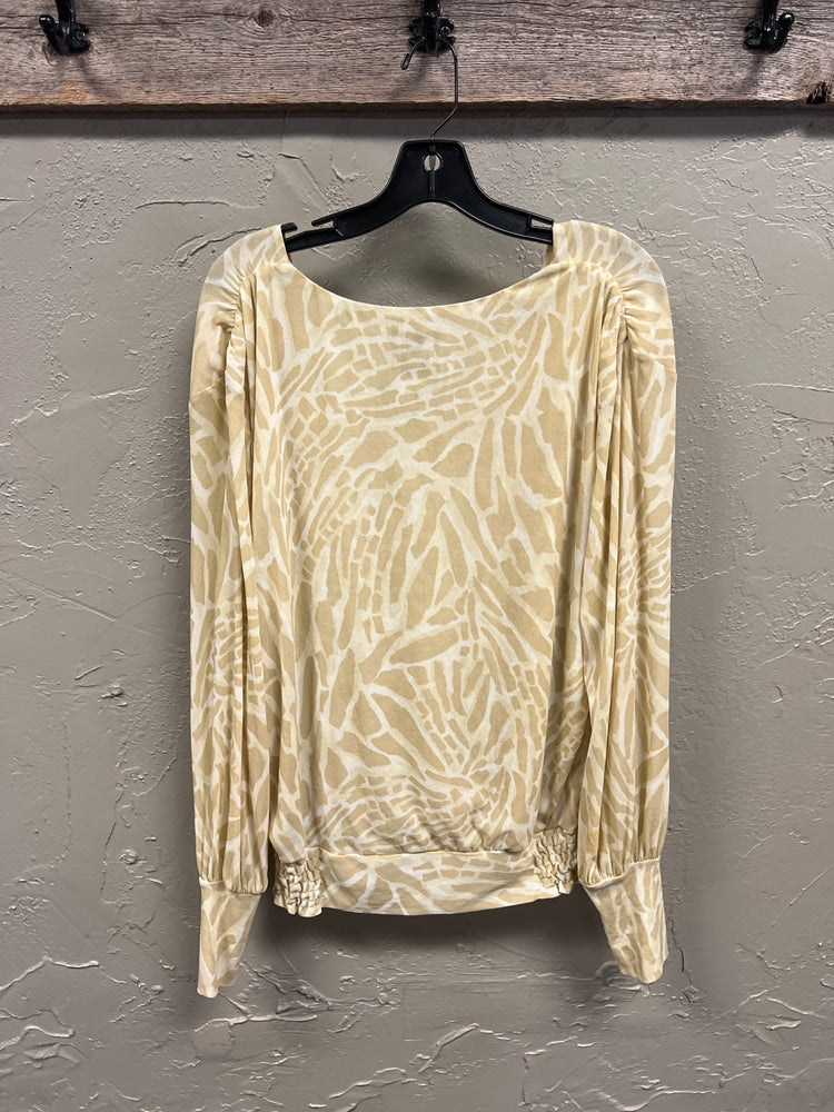 MARC BOUWER CINCHED WAIST NYLON TOP