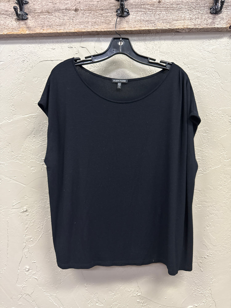 EILEEN FISHER JERSEY SQUARE TOP (org$98)