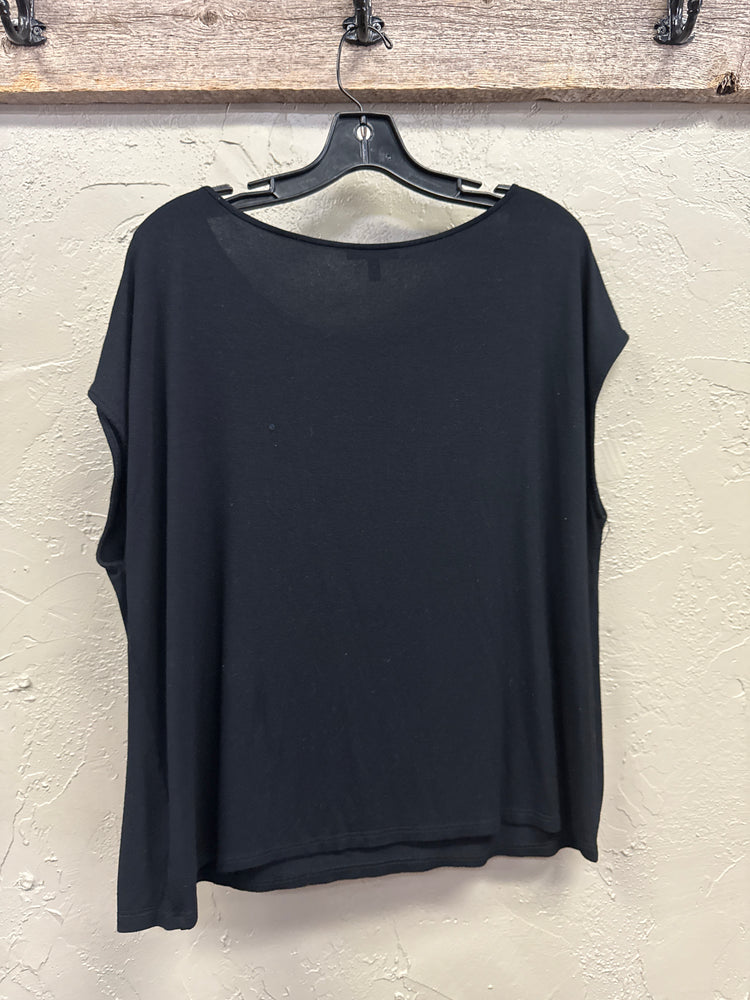 EILEEN FISHER JERSEY SQUARE TOP (org$98)