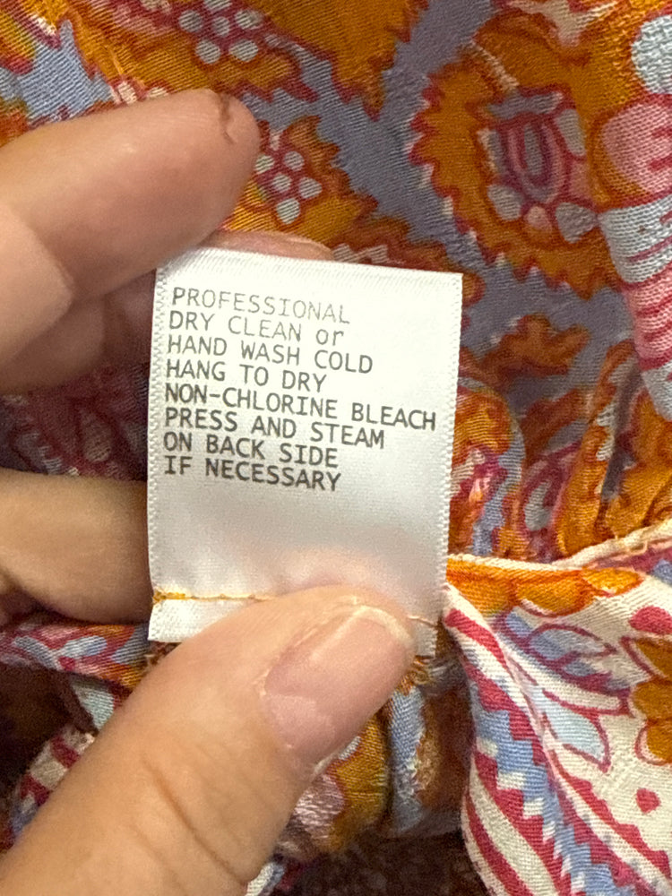 RACHEL ROY FLORAL CROP BLOUSE (org$75)