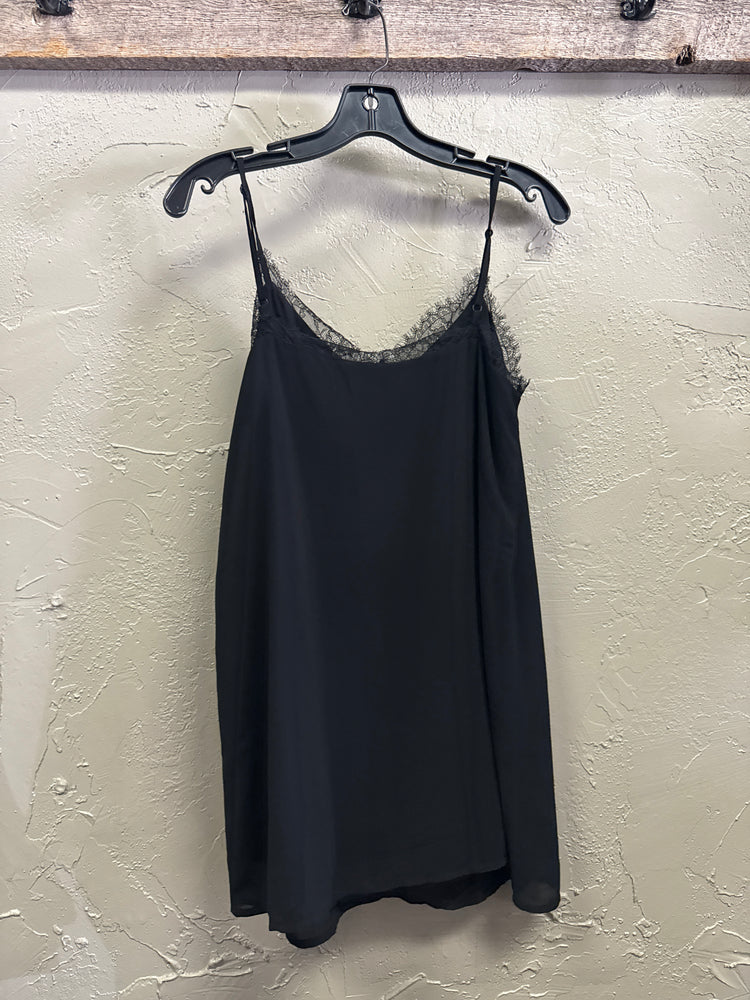 LULUS LACE TRIM SLIP DRESS