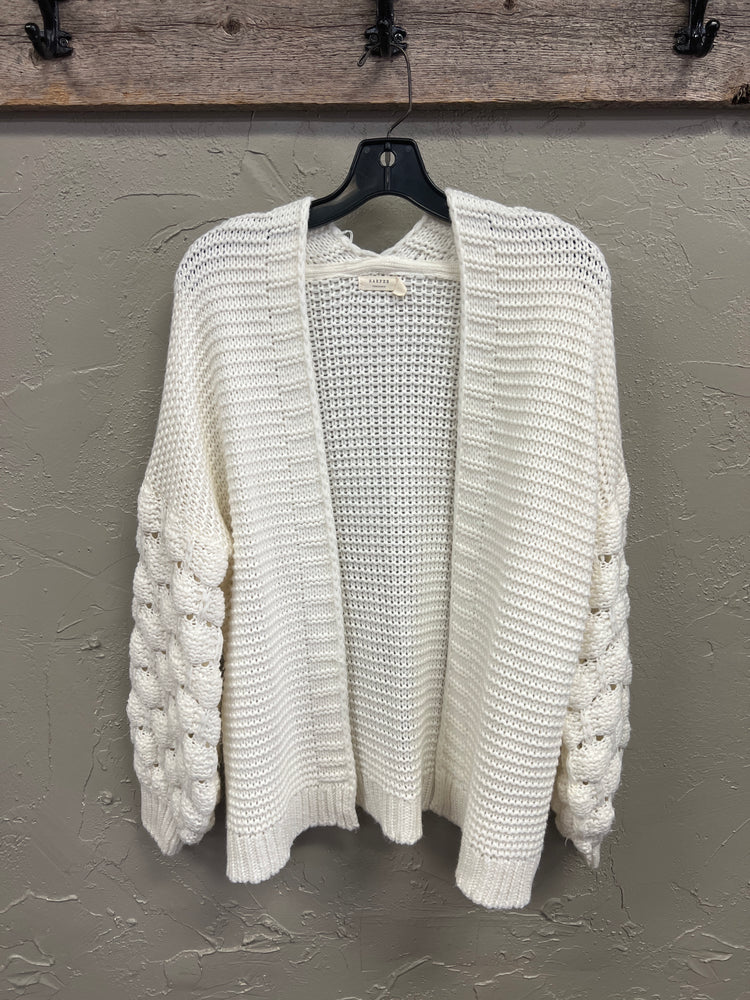 HARPER HERITAGE CHUNKY KNIT CARDI (org$78)