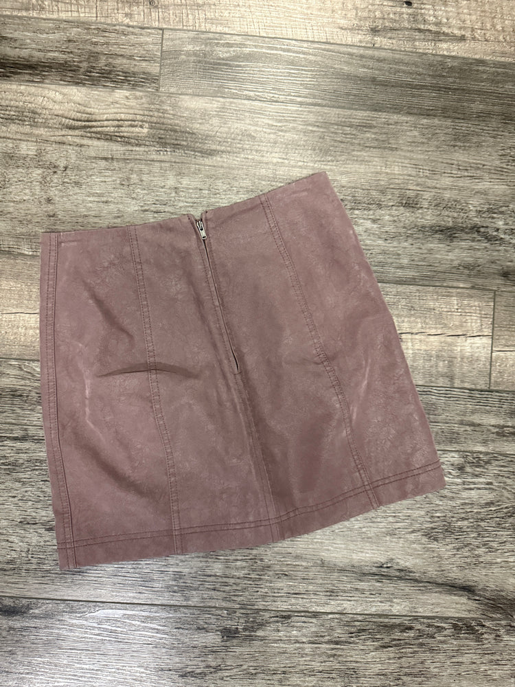 FREE PEOPLE VEGAN LEATHER MINI SKIRT (org$98)
