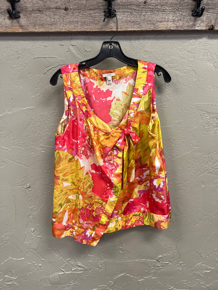 J CREW SILK IMPRESSIONIST CAMI (org$88)