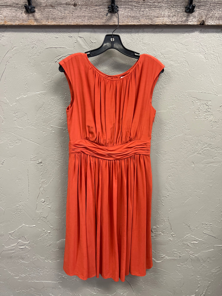 BODEN PLEATED SLEEVELESS DRESS (org$198)