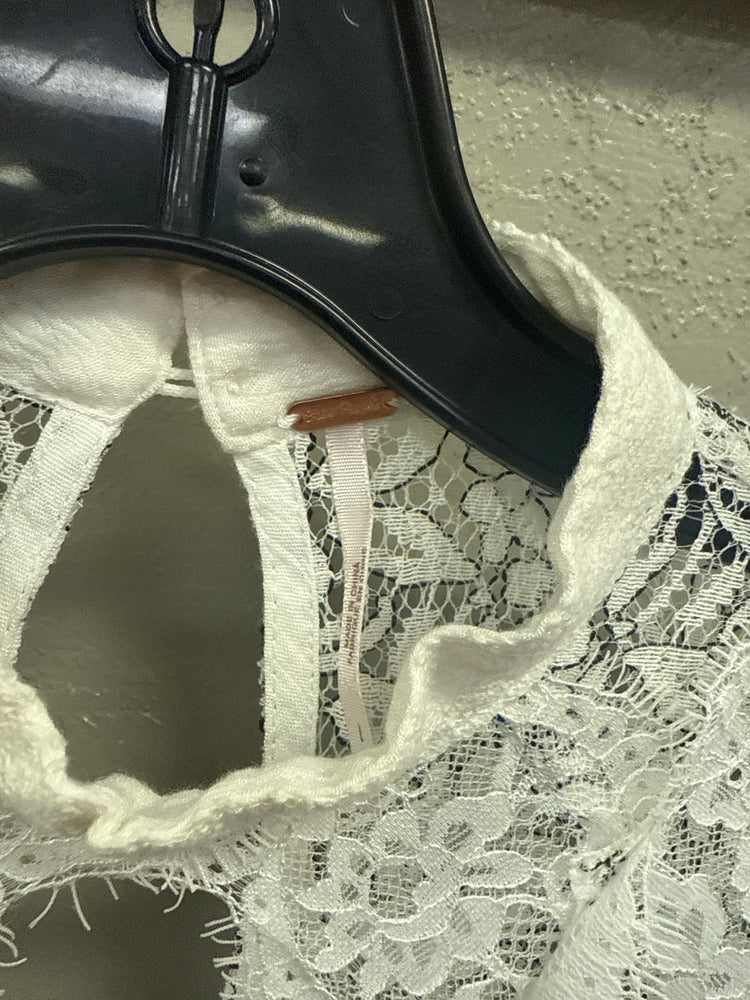 FREE PEOPLE PIECED LACE TUNIC DRESS (org$128)