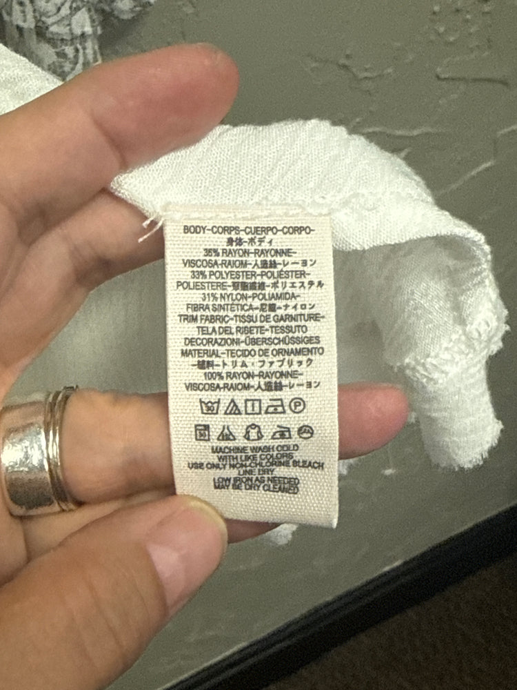 FREE PEOPLE PIECED LACE TUNIC DRESS (org$128)