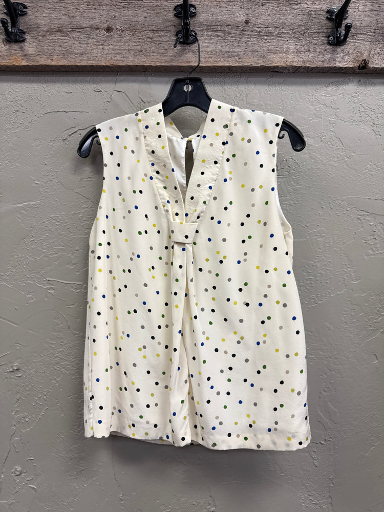 KATE SPADE SILK SLEEVELESS TOP