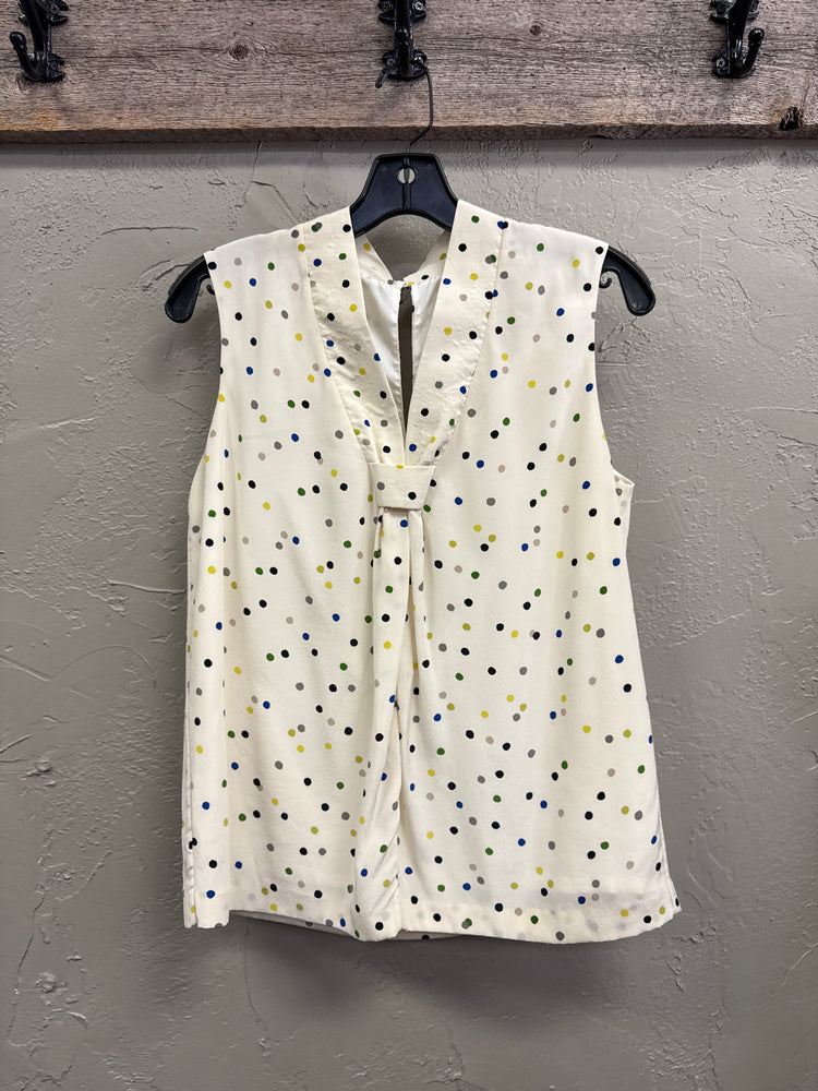 KATE SPADE SILK SLEEVELESS TOP