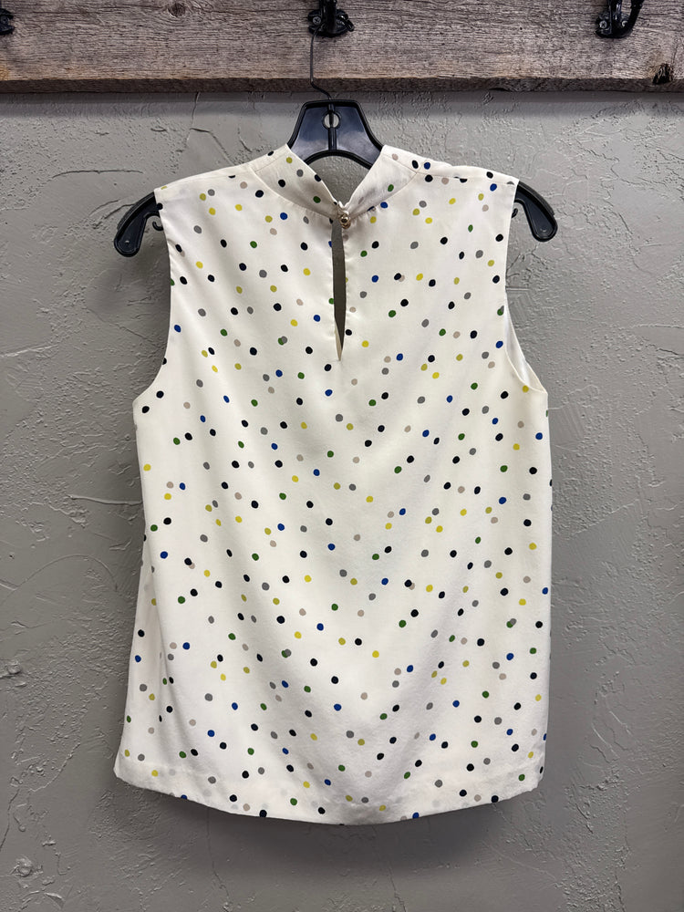 KATE SPADE SILK SLEEVELESS TOP