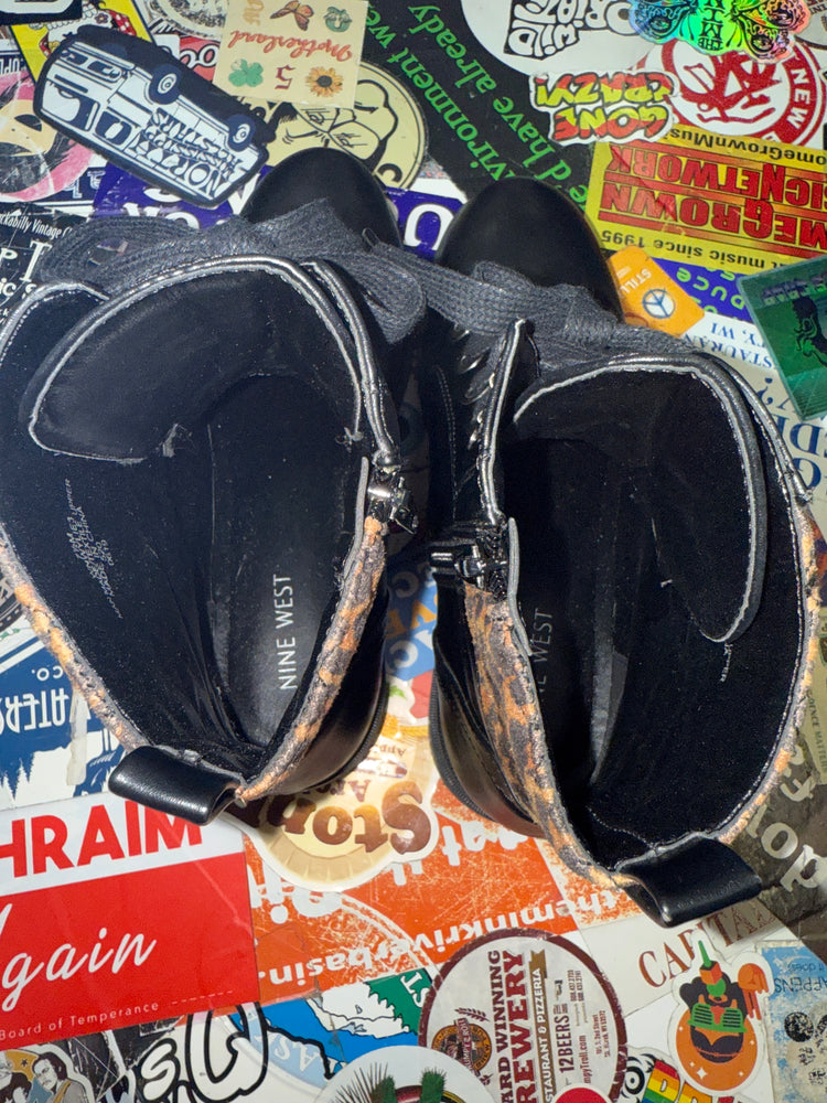 NINE WEST COMBAT BOOT (org$99)