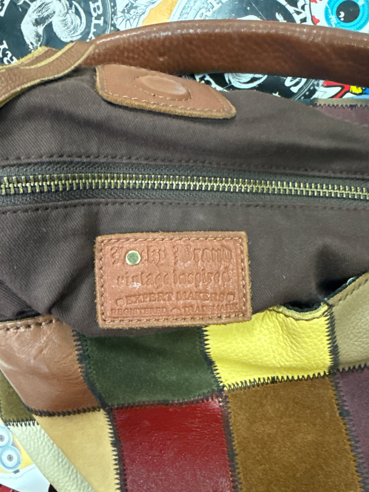 LUCKY BRAND PATCHWORK HOBO