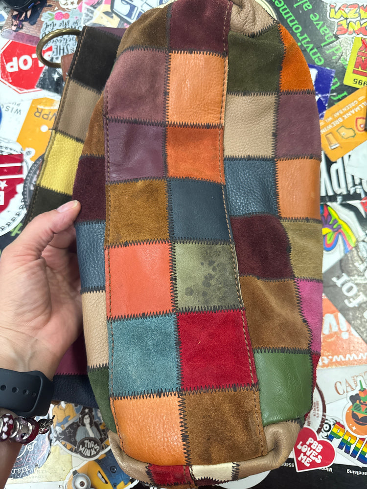 LUCKY BRAND PATCHWORK HOBO