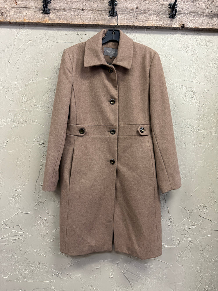 MARVIN RICHARDS WOOL BLEND CAR COAT (org$225)