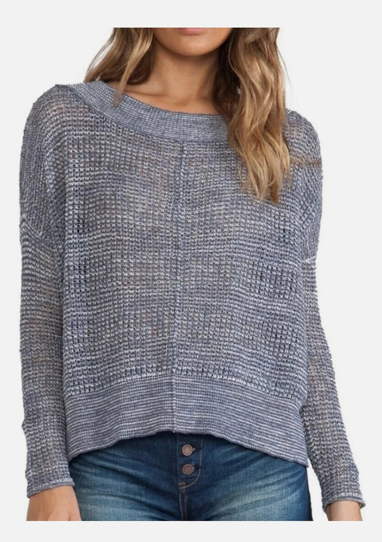FREE PEOPLE OPEN WEAVE SWEATER (org$128)