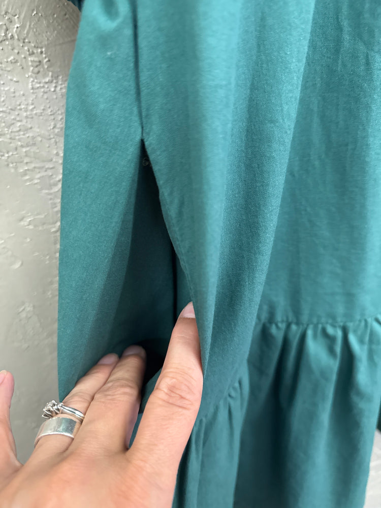 *NWT PINCH EMBROIDERED TRIM DRESS (org$76)