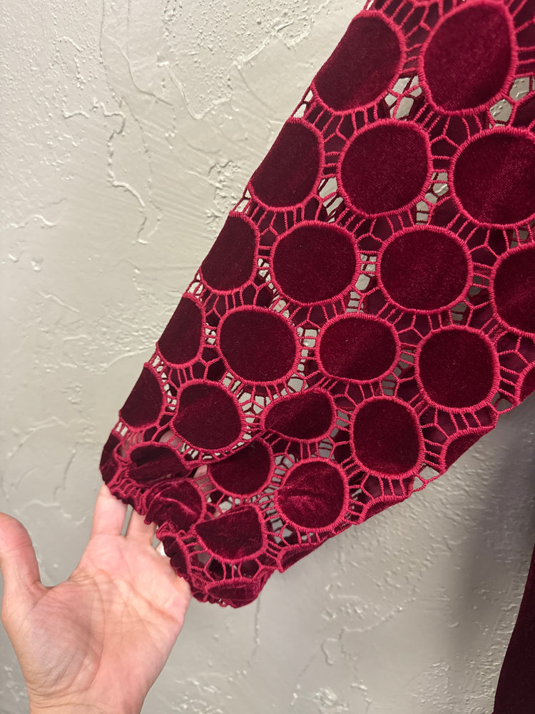 NWT UMGEE VELVET BABYDOLL DRESS (org$65)