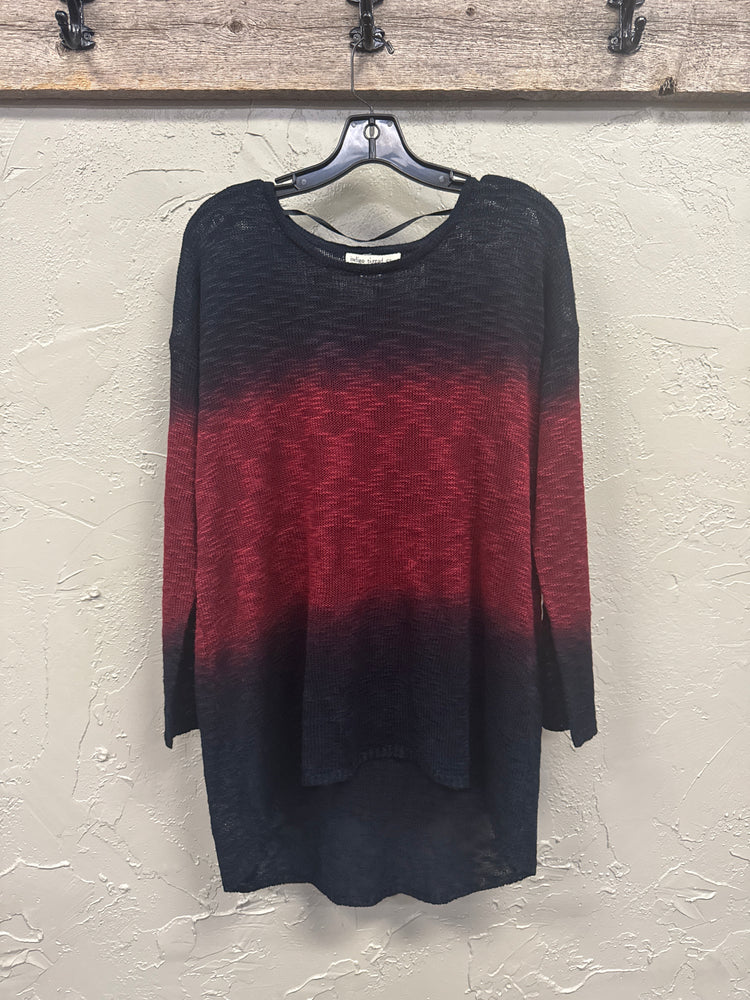 NWOT INDIGO THREAD OMBRE SWEATER