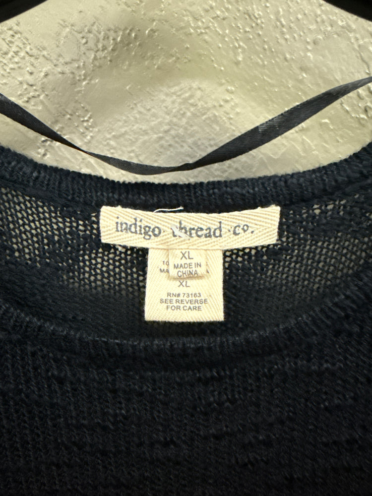 NWOT INDIGO THREAD OMBRE SWEATER