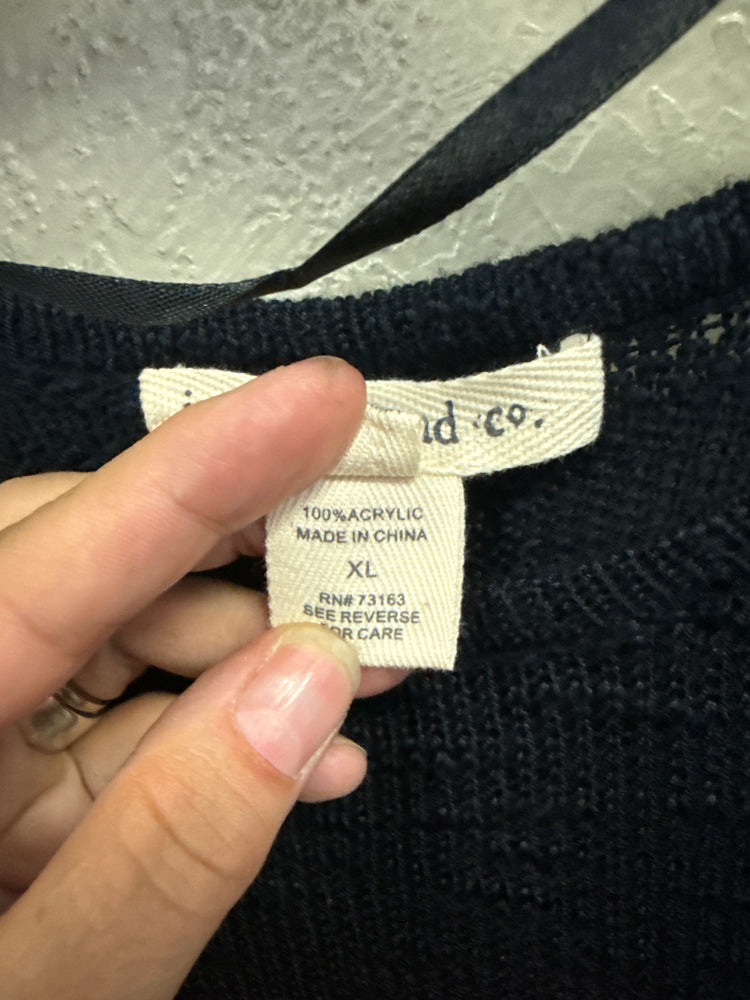 NWOT INDIGO THREAD OMBRE SWEATER