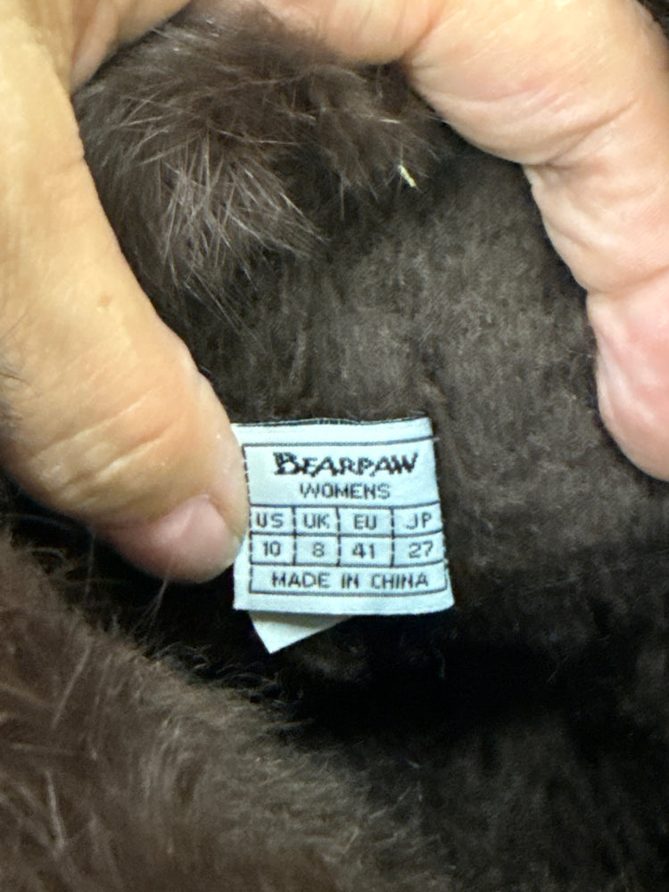 BEARPAW SUEDE & RABBIT FUR BOOTS (org$225)