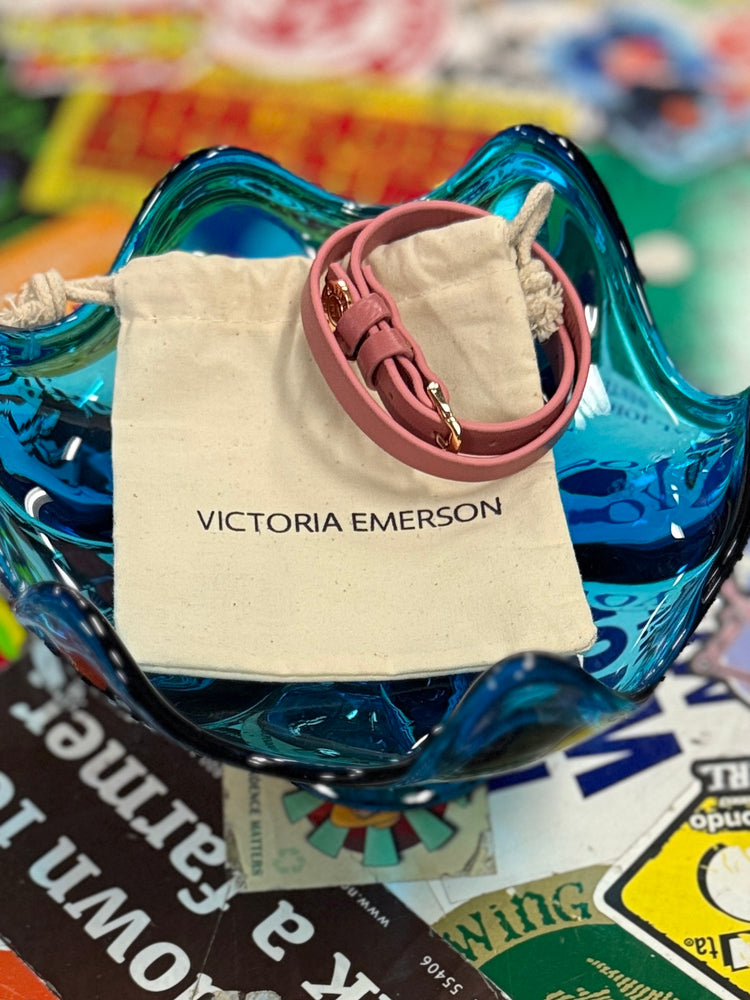 NIB LEATHER WRAP BRACELET (org$54)