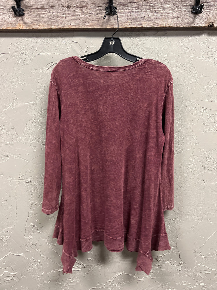 JESS & JANE MINERAL-WASHED TUNIC (org$80)