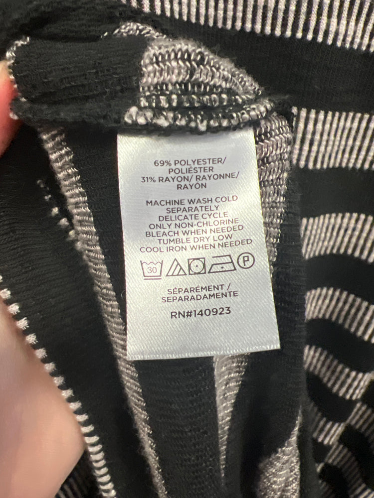 LOFT STRIPED CINCHED WAIST DRESS