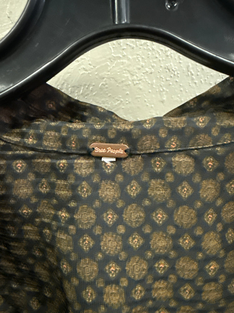 FREE PEOPLE WRAP TOP (org$98)