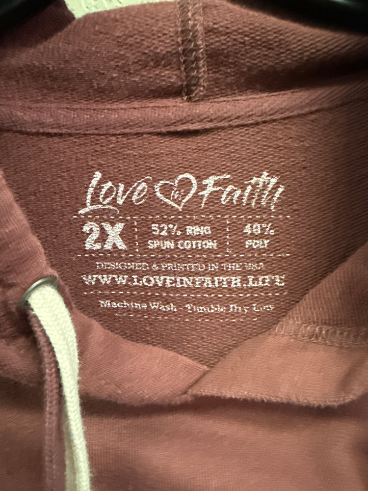 LOVE in FAITH HOLIDAY HOODIE