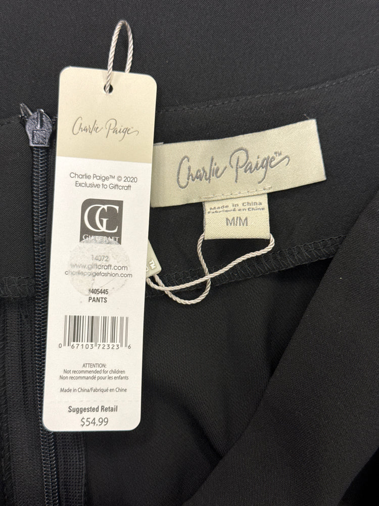 NWT CHARLIE PAIGE WIDE LEG PANT (org$55)
