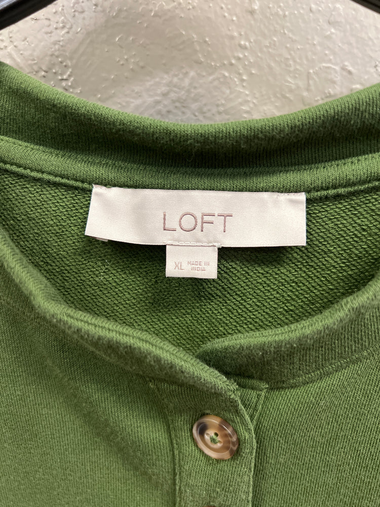 LOFT PUFF SLEEVE PULLOVER