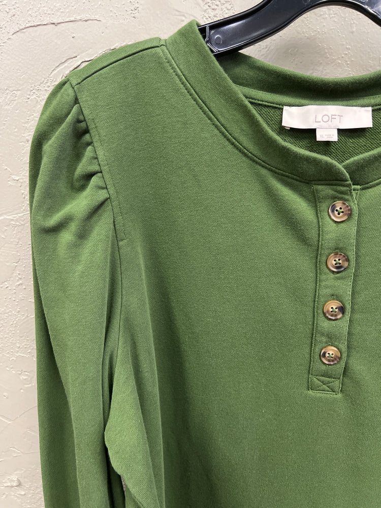 LOFT PUFF SLEEVE PULLOVER