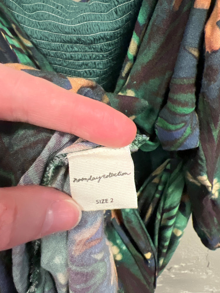 OFF THE SHOULDER TROPICAL DRESS