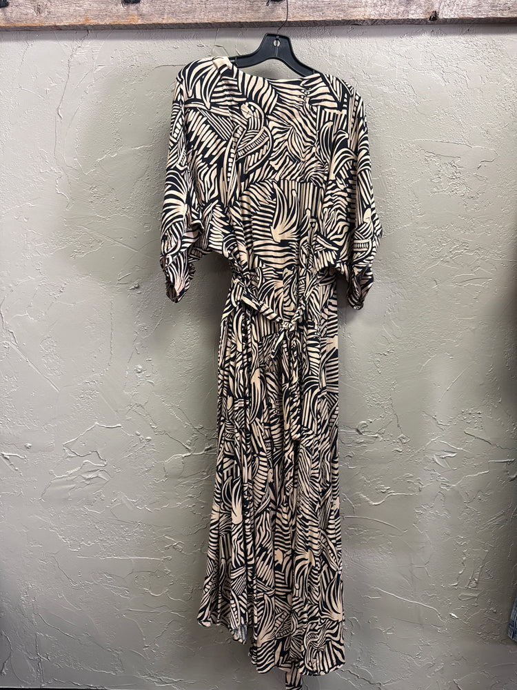 NOONDAY MIDI WRAP DRESS (org$168)