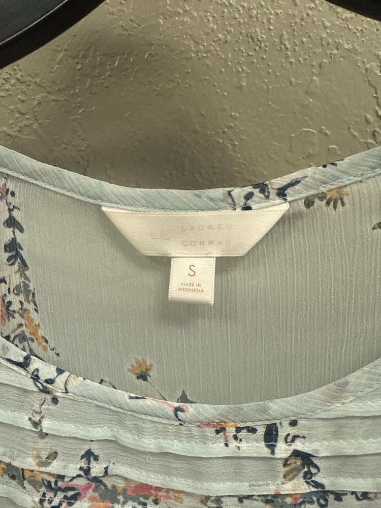 LC SHEER FLORAL BLOUSE