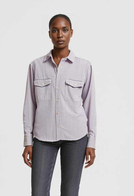 J CREW COTTON BUTTON UP