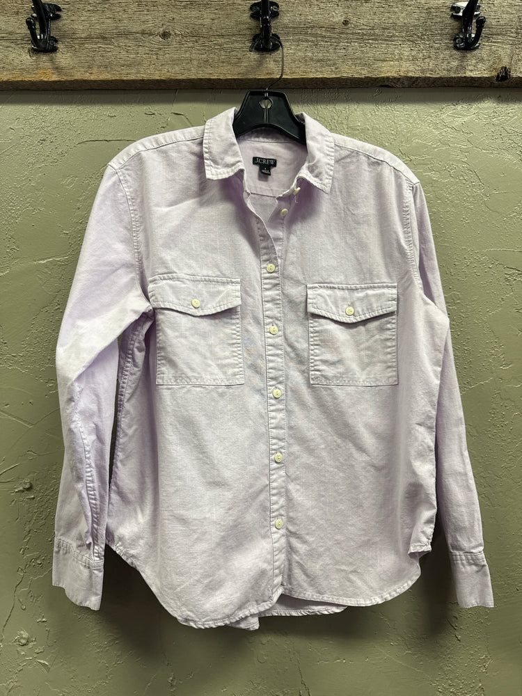 J CREW COTTON BUTTON UP