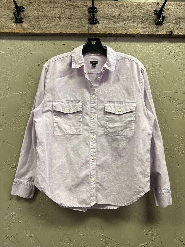 J CREW COTTON BUTTON UP