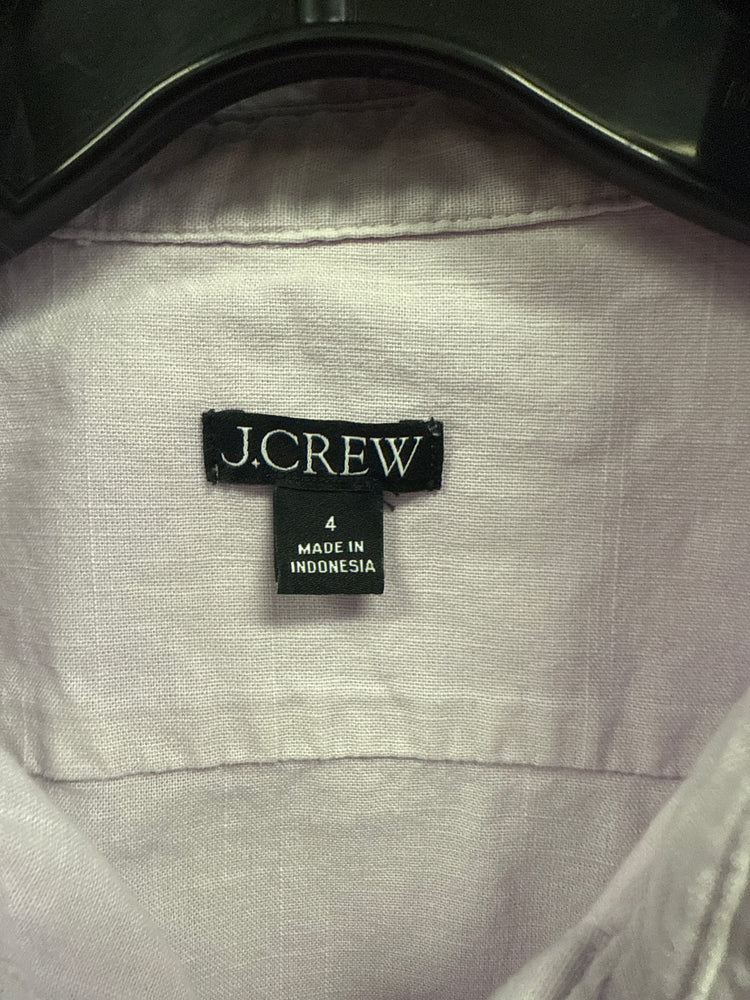 J CREW COTTON BUTTON UP