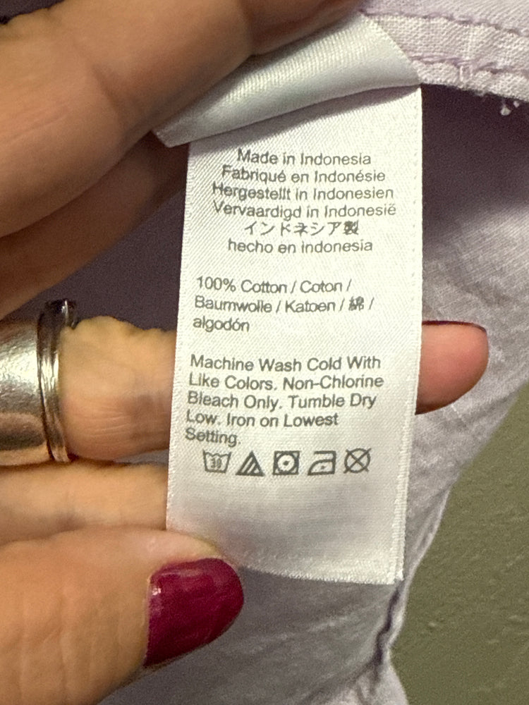 J CREW COTTON BUTTON UP