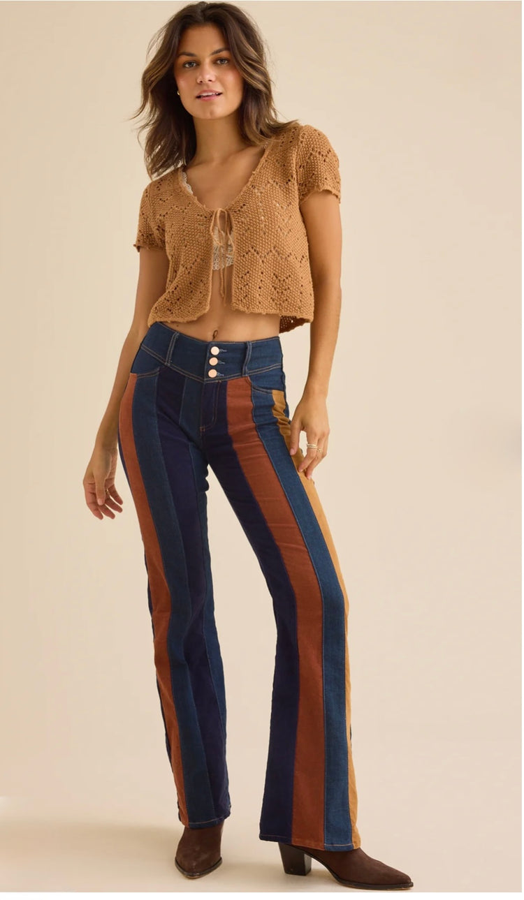 ALTER'D STATE FIT & FLARE JEAN (org$88)