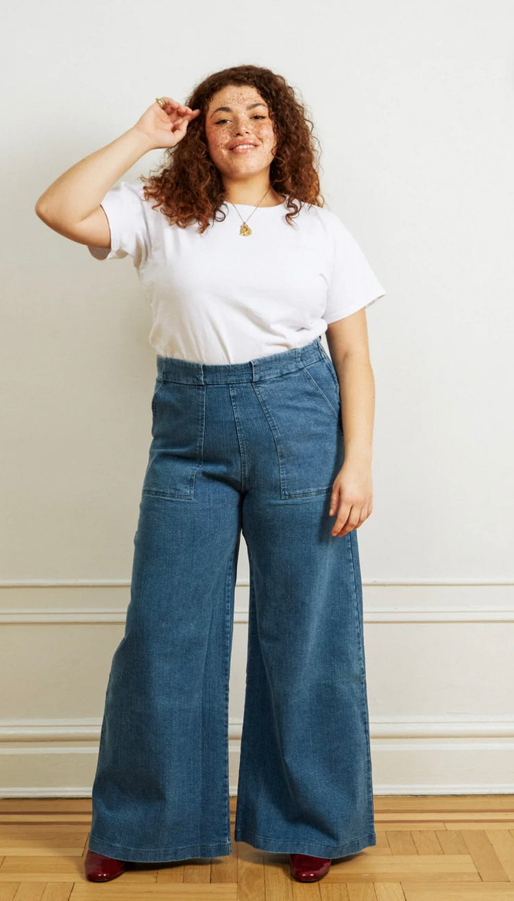 LOUP WIDE LEG JEAN (org$202)