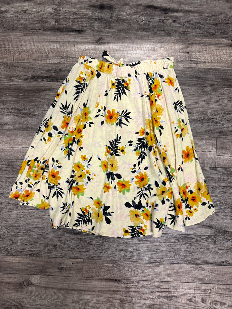 FLINT & MOSS FLORAL SKIRT