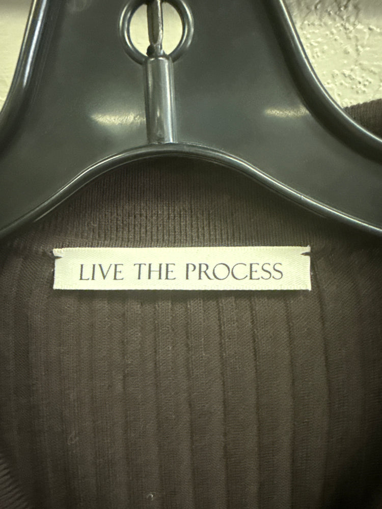 LIVE THE PROCESS TUXEDO CARDIGAN (org$330)